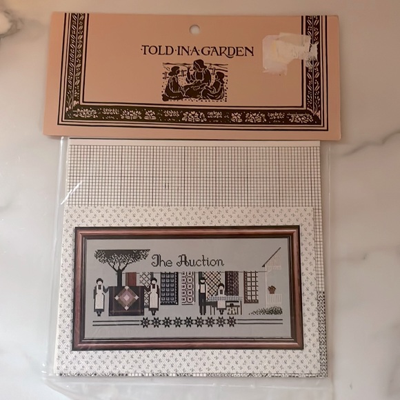 💚Told-In-A-Garden “The Auction” Cross Stitch Pattern - Picture 1 of 3
